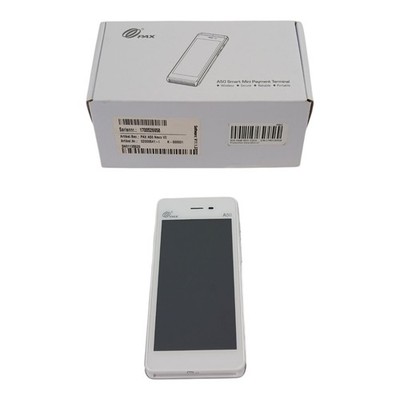 PAX A50 Smart Payment Terminal Mobiler Kassenkartenleser Touchscreen weiß mit Box