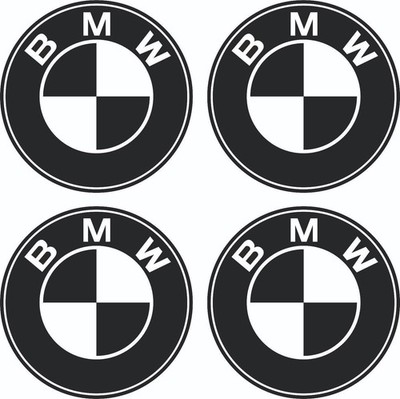BMW Aufkleber 4X6cm (60mm) Rund Sticker Wasser Dicht B.M.W Oracal Orajet Tuning