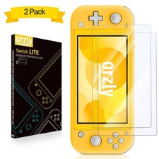 Switch Lite Premium Tempered Glass Screen Protector 2 Pack  Orzly 