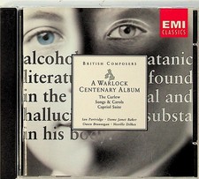 WARLOCK Centenary: The Curlew, Songs & Carols, Capriol Suite CD Janet Baker etc