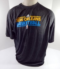 2011-12 New Orleans Hornets Team Issued Grey Training T-Shirt 2XL 028