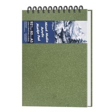 8.3" x 5.8" Hardcover Sketchbook, Top Spiral Bound Art Journal Sketchbook, 60...