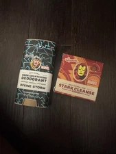 Dr Squatch Divine Storm Marvel Thor Deodorant & Soap Natural Oils Aluminum Free