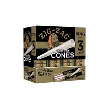 Zig-Zag Pre-Rolled King Cones Ultra Thin (36-Pack) 3 Cones Per Pack (108 Cones)