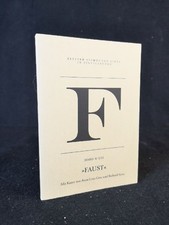F - Faust. Doro Wiese ; mit Kunst von Anna Lena Grau und Richard Serra. Wiese, D