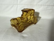 Vintage Avon Aftershave Packard Roadster Glass Bottle - Avon Leather Cologne