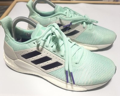 Adidas SOLAR GLIDE ST B96308 Mint Astral Blue Stripes Running Shoes USA 7.5, UK6