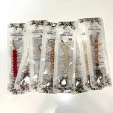 Ryan  Rose Cutie Clip Beaded Pacifier Clips - sold separately