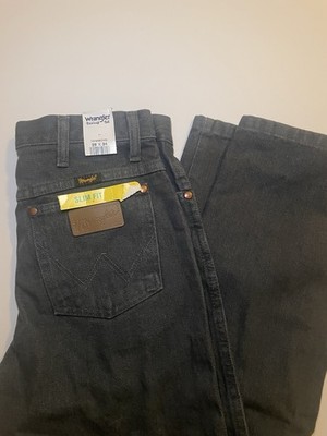 Wrangler Cowboy Cut Slim Jeans Mens 29x34 Metal Gray Pro Rodeo Western Original
