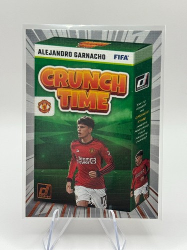 Alejandro Garnacho #9 2023 Panini Donruss Crunch Time card
