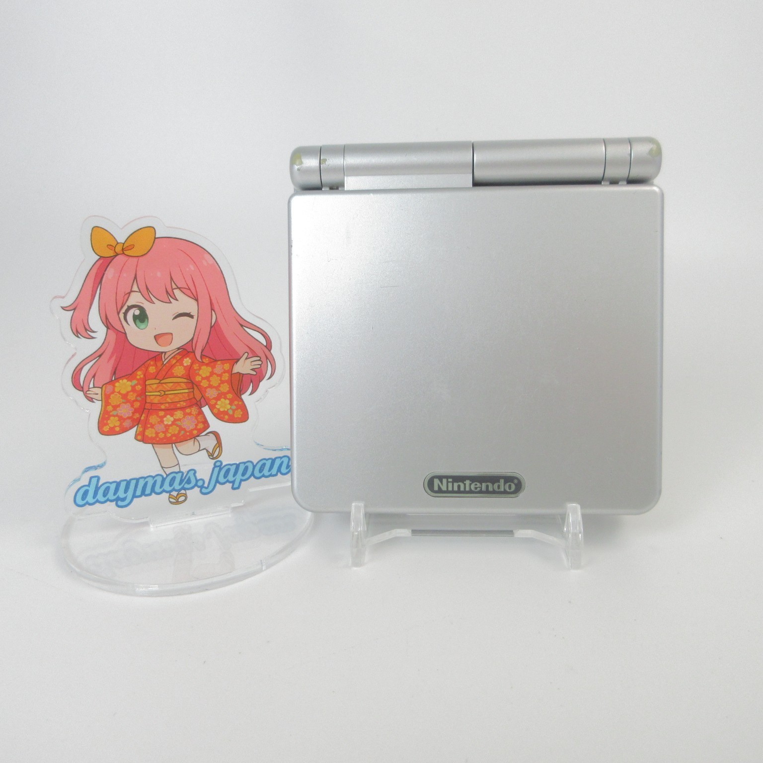 【Très bon】Console Nintendo GameBoy Advance SP Platinum Silver GBA...