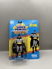 McFarlane DC Super Powers BATMAN Black and Grey 4.5 inch Action Figure  New
