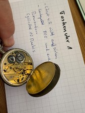 Taschenuhr, aufgefunden in einer Haushaltsauflösung.