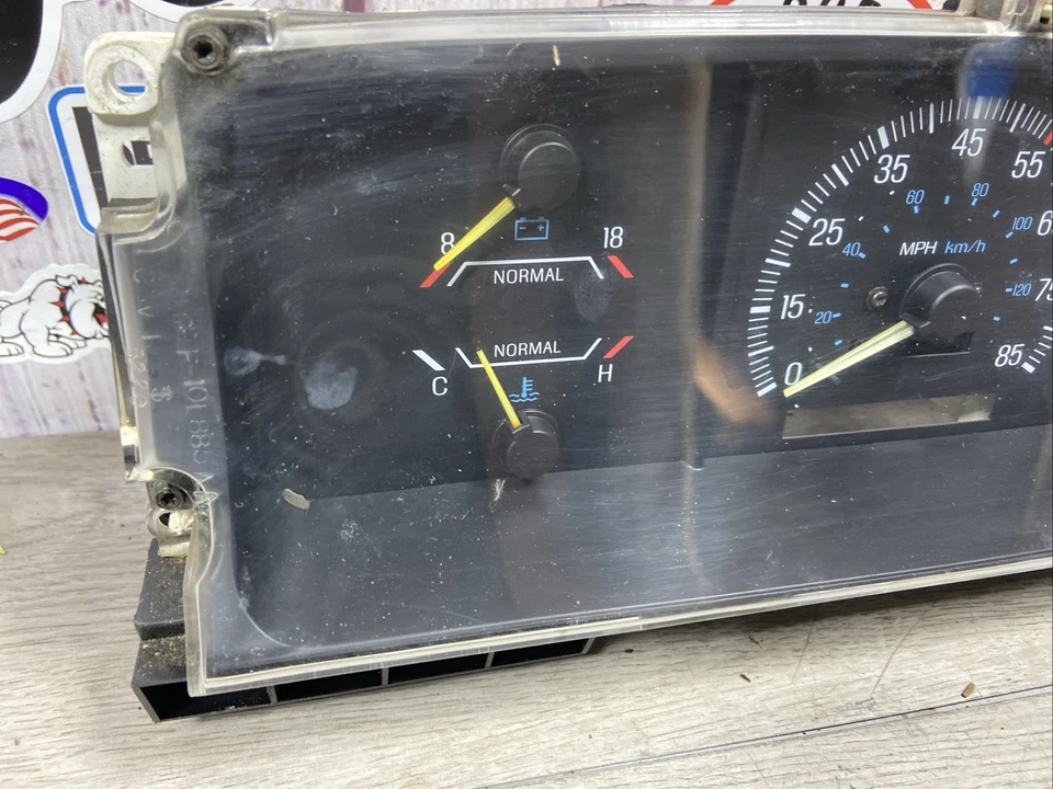 87-91 福特 F150 F250 F350 BRONCO 仪器集群量规速度计 79K — 第 2/4 张图片