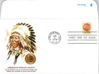 S07-7433, INDIAN HEAD PENNY, *FLEETWOOD FIRST DAY COVER