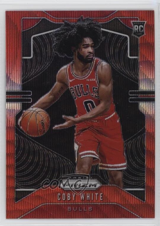 2019-20 Panini Prizm Rookie Ruby Wave Prizm Coby White #253 rf2