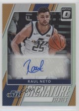 2017-18 Panini Donruss Optic Signature Series Holo Prizm Raul Neto #42 Auto g6p