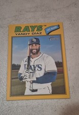 2026 Topps Heritage - Yandy Diaz #47 Dark Yellow Border