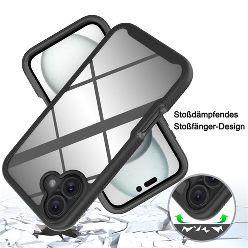 Schutz Hülle Handy Tasche 360 Grad TPU vollschutz mit Integriertem Displayschutz - Bild 112 von 136