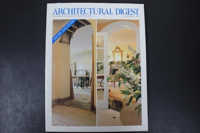 Architectural Digest Magazine February 1995 Before and After Interior Design