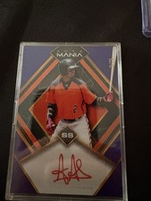 2023 Wild Card Auto Mania - Square Aeverson Arteaga Purple Rainbow /25 (AU, RC)