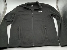 The North Face Men’s Cedar Trail Grid Fleece Full-Zip Jacket Black Size: L