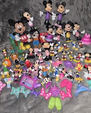big lot of mickey mouse toys Action figures Walt disney 