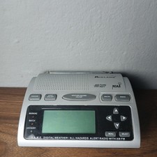 Midland WR300 NOAA Emergency AM/FM Weather Alert Radio w/ S.A.M.E. Silver