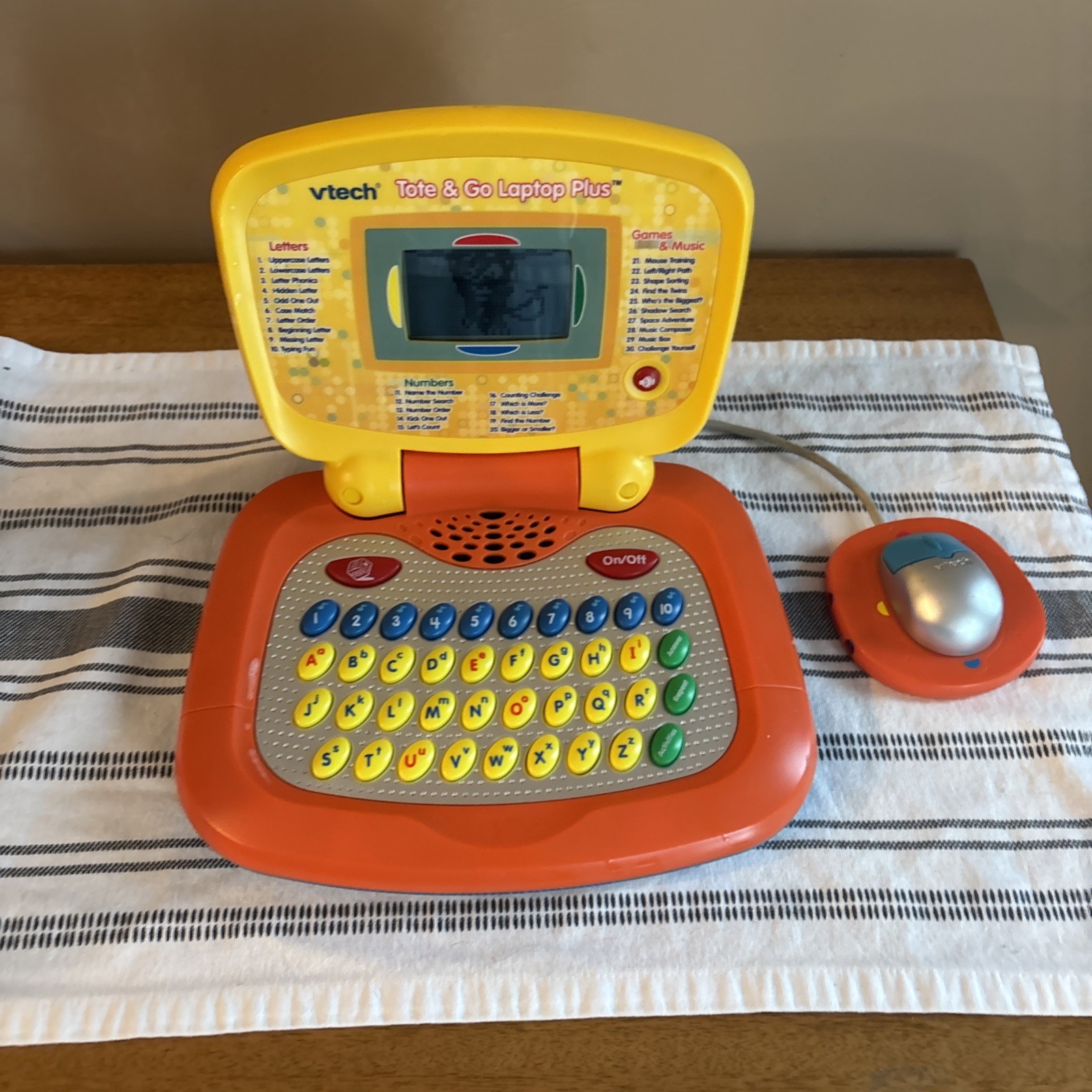 VTech Tote-And-Go Laptop Plus Preschool Learning System With