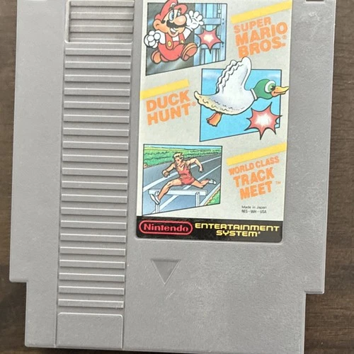 Nintendo Super Mario Bros/Duck Hunt/Track Meet NES Cart NTSC-U/C