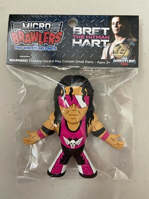 BRET HITMAN HART Micro Brawlers Pro 