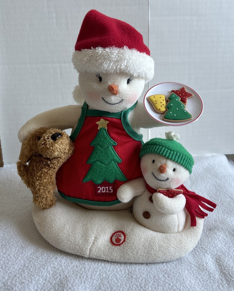 Hallmark 2015 Jingle Pals Animated Snowman Time for Cookies Sound