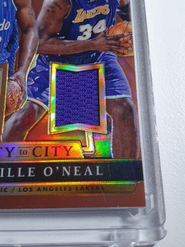 2014 Select Shaquille O'Neal #PATCH COPPER /49 Game Worn Dual Jerseys - Rare - Picture 3 of 5
