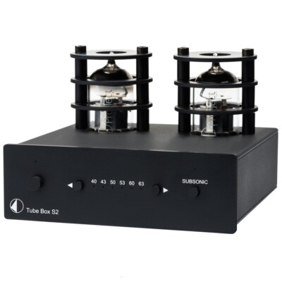 Pro-Ject Tube Box S2 High End Röhren Phono-Vorverstärker - schwarz