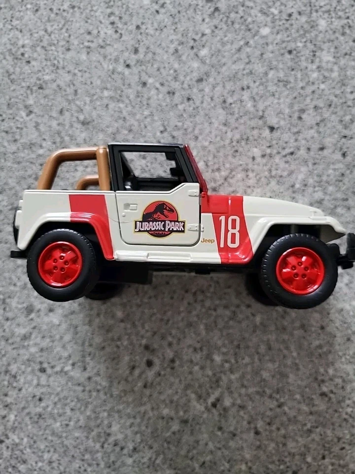 Jurassic Park Jeep Wrangler 1/32 Die Cast JP18 4x4 Jada Toys 32129 - Image 2 of 4