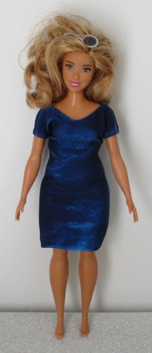 Cap Sleeve Dresses for Curvey Barbie Type Dolls - Picture 7 of 40