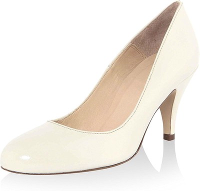 Roberto Carrioli Ladies Pumps, Ecru, EU 38