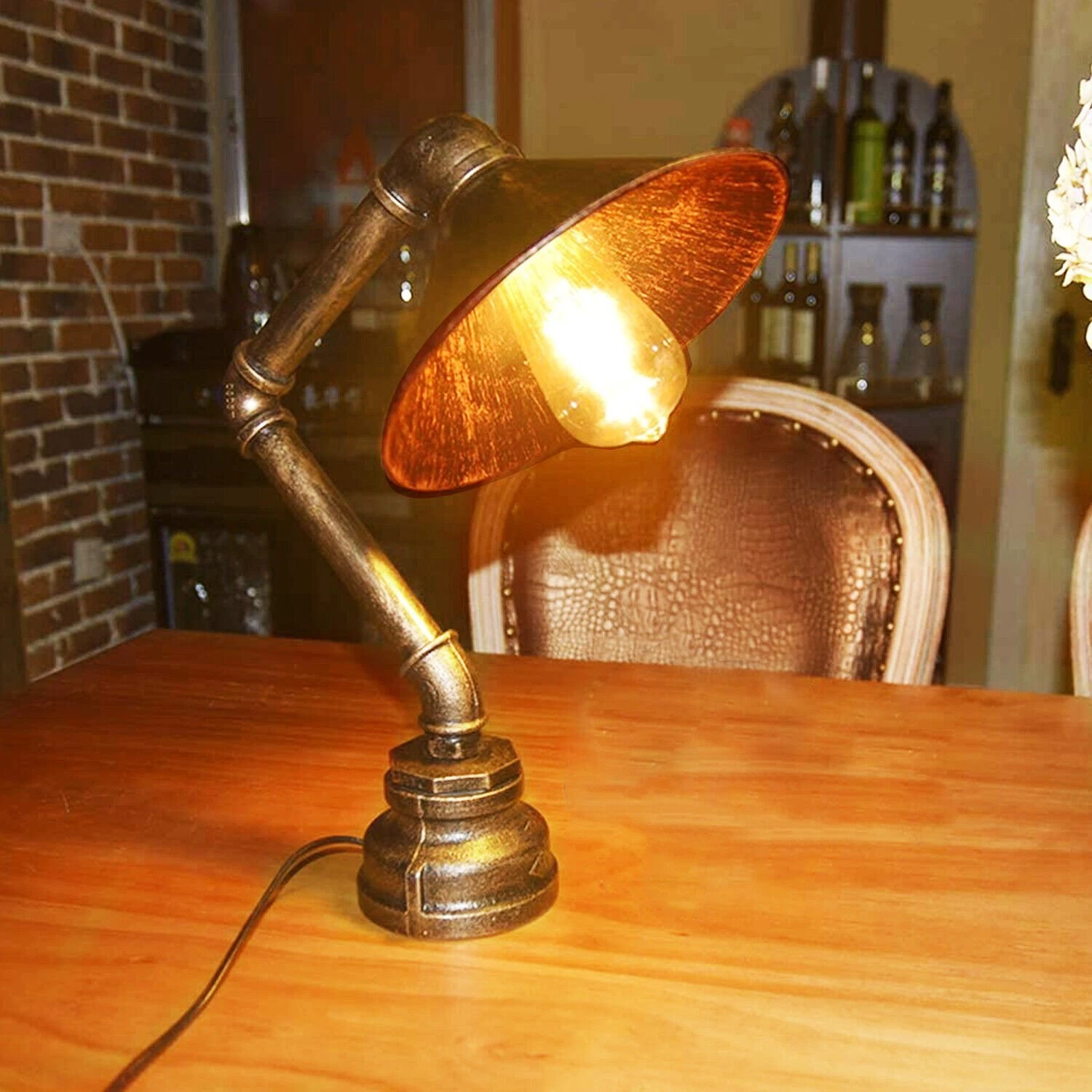 steampunk table lamp