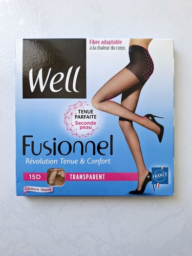 Collant Fin U, 15 Deniers, Taille 1, Couleur Gris, NEUF Avec étiquettes