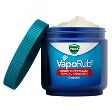 Vicks VapoRub Cough Suppressant Topical Analgesic Ointment 3.53 Oz X2 Exp Jan-25