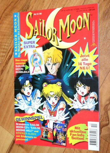 Sailor Moon 1998 Vintage German Comic Magazine Manga Anime Series Collectible Ebay