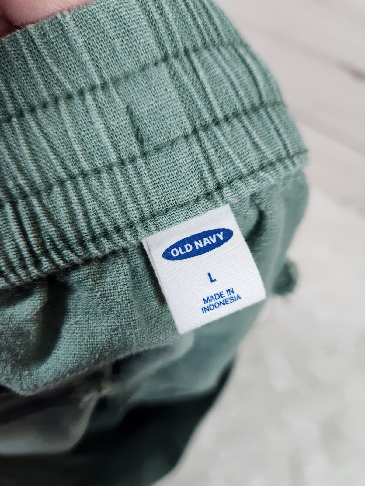 Old Navy Women's Olive Green Linen Blend Pull On Drawstring Shorts Size L eBay