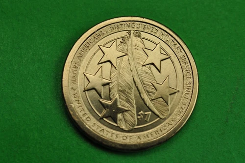 2021-D Native American Dollar — photo from the most recent tracked eBay sale