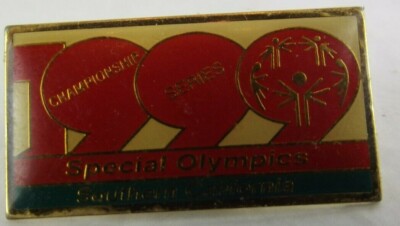 1990s 1999 Special Olympics Championship Series Games Pinbacks Pin 