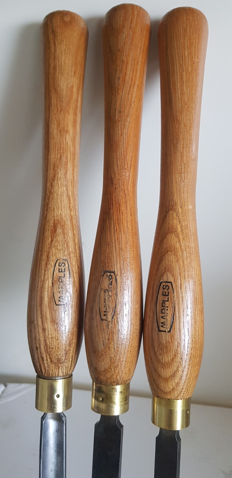 VINTAGE MARPLES Set Of 3 Wood Turning Chisels eBay