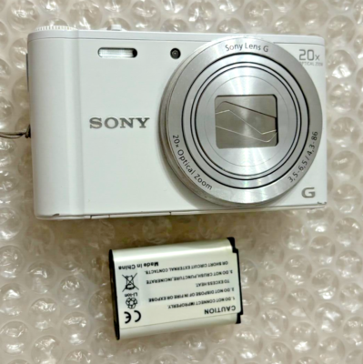 SONY Cyber Shot DSC-WX350 18.2MP 20x Compact Digital Camera White 