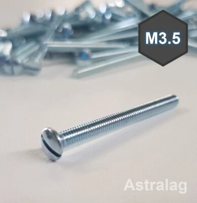 OLYMPIC M3.5 Long Electrical Screws - For Light Switches, Plug Sockets, Front Plates etc
