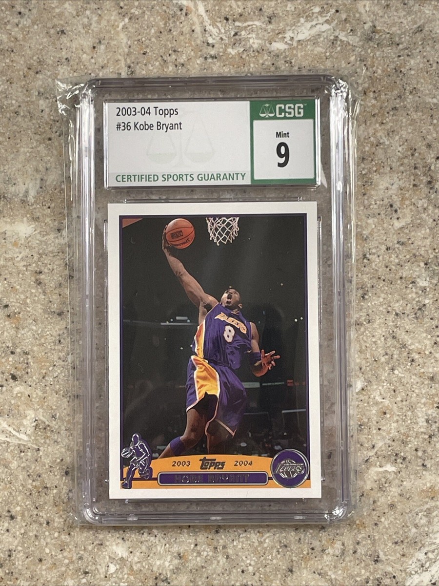 2003 Topps Kobe Bryant CSG