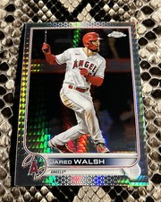 2022 Topps Chrome Base Prism Refractor #24 Jared Walsh - Angels