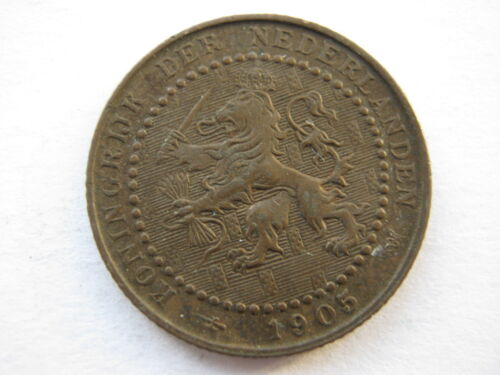 Netherlands 1905 1 Cent VF - Picture 1 of 1
